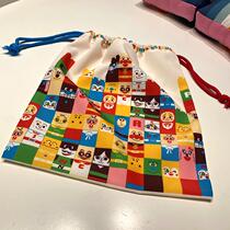 Bread and diaper bag canvas corset mouth stroller hanging bag baby snack storage bag baby bottle bag