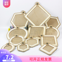 Kindergarten air charm ring creative decoration materials handmade DIY hanging forest pastoral wooden board wall wall decoration