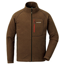 Japanese mont bell men's autumn and winter outdoor soft cardigan breathable warm fleece 1114432