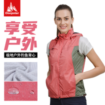 onepolar Polar Outdoor Fishing Vest Women Multi Pocket Sports Breathable Quick Dry Vest Casual Breathable Vest