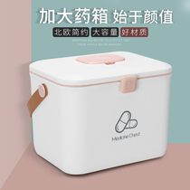 Medical box household large medical box multi-layer large capacity Family First Aid Kit clinic box