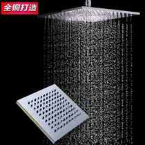  All copper top nozzle Shower Single head bathroom shower Large showerhead universal removable and washable 
