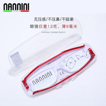 Nannini imported reading glasses for men and women folding portable anti-fatigue ultra light fashion rotating HD old glasses