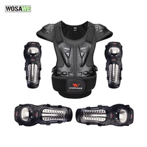 Wosavi Cross-country Motorcycle Armor Vest Anti-Fall Protection Vest Guard Chest Armor Locomotive Rider mens spring summer