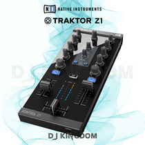 NI Traktor Z1 midi controller with sound card dj digital disc player mixer