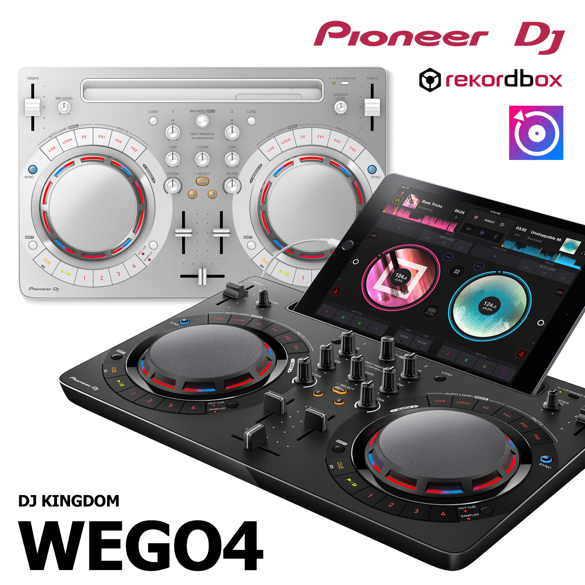 Pioneer pioneer DDJ-WEGO4 wego 4 DJ Ipad disc driver controller delivers software