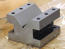 Custom cast iron square box v-magnet detection scribing positioning V-block Steel V-iron fitter scribing V-frame