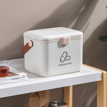 Japan imported MUJI E medical box household large capacity small first aid box storage box large emergency clinic box