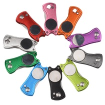 Hardware golf ball Guling fork metal texture Guoling fork golf lawn repair tool spring fruit fork