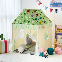 Children Christmas Tent Indoor Princess Toy Game House Boys and Girls Bed Solid Wood Little House Castle Gift