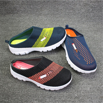 Foreign Trade Single Four Seasons couple half slippers light shock absorption comfortable hole shoes outdoor travel home garden shoes