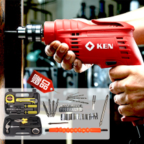 Shanghai Ruiqi hand drill 350W pistol drill 6410ER JER forward and reverse small electric drill household