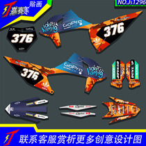 19 20 21 years KTM250EXC300 350SXF constant ship kai xi 150 105 stickers sticker film decal