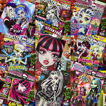 monster high School monster high Anime Japan Harajuku Dark Girl Room Ancient Shop Decoration Painting Poster