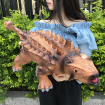 Ankylosaur soft rubber oversized dinosaur toy simulation animal model small boy children cognitive puzzle early education gift