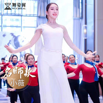 Dancing Wings Slim Body Clothes Style Clothes New Summer Training Catwalk Show Shake Practice Clothes Performance Set Women 139