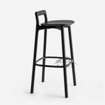 Nordic solid wood tall bar chair simple modern Net red ins style new Chinese custom front bench chair bar KTV bar bench