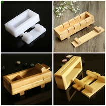 Sushi Japanese cuisine melaleuca sushi mold tool Flat cake press rice mold Bamboo wooden sushi press box