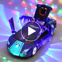 Electric dancing deformation rotating police car boy toy trembles with Children Baby children Girl car
