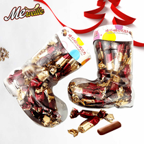 Jin Dis beautiful hazelnut crisp heart Boots sandwich chocolate gift box New year gift for girlfriend casual snacks