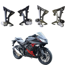 Road race domestic small Ninja rear foot pedal rear seat pedal assembly big python N19 rear pedal wind accessories