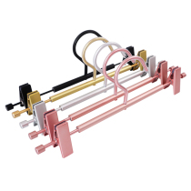 Aluminum alloy trouser rack trouser clip Household strong incognito clip Underwear drying rack Stainless steel storage skirt trouser clip