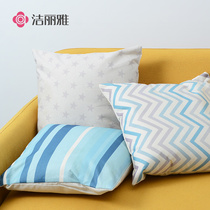 Jieliya pillow office living room pillow car sofa back pillow printing home comfort pillow head belt pillowcase