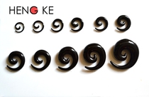UV resin plastic black snail PA expander ear hole expansion device can be checked