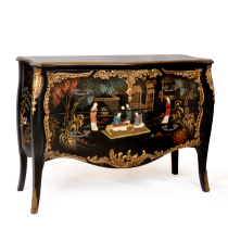 European-style entrance cabinet American two-bucket chest of drawers Vintage painted furniture Living room side cabinet Entrance hall decorative cabinet