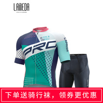 Lamparda Summer short sleeve riding suit Mens bike suit Breathable Repairing the Bike Clothing Outdoor Riding Kit