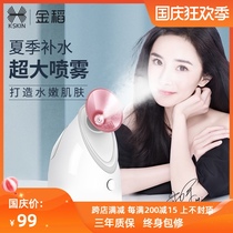 Golden Rice Hot Spray Facial Steamer Household Face Humidifier Small Nano Spray Beauty Meter Moisturizing Face