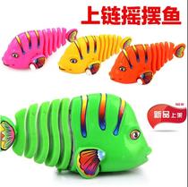 Clockwork and winding animal caterpillars will run on the chain baby puzzle sound Net red toys baby gifts