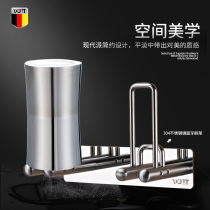 YOULET TOOTHBRUSH DISPOSAL Bathroom Gargling cup accommodating small stainless steel washroom Electric toothbrushes are free of punch