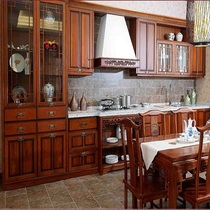 Debei kitchen cabinet custom cabinet solid wood Chinese style