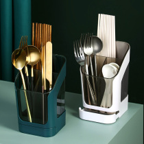 Home chopsticks spoon shelf artifact multifunctional kitchen tableware storage box chopsticks basket drain rack