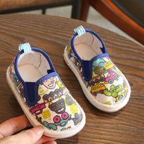 Childrens handmade small cloth shoes womens babies toddlers soft soles boys and girls one-to-three years old 2 old Beijing autumn