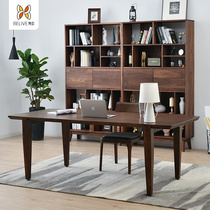 Solid wood desk Nordic modern home computer desk Ash wood writing desk Study office boss desk Large desk