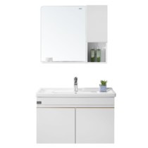 80cm simple bathroom cabinet (bare cabinet does not include faucet and accessories)