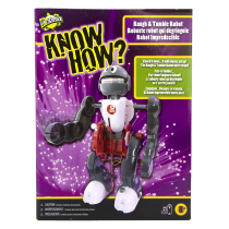 Edu Science Know How assembly DIY electronic building block electric somersault dancing gear robot