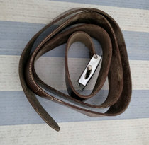 Nostalgic old stock 80-90 s belt artificial leather belt props collection