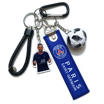 Argentina Paris Messi Portugal Ronaldo Real Madrid Juventus star key chain football pendant key chain