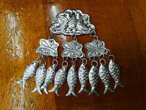 Minority jewelry Miao silver accessories COSPLAY accessories butterfly hanging fish