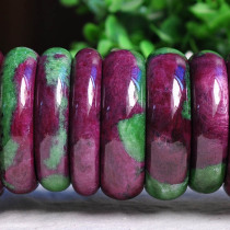 Natural Red and Green Bracelet Ring Bracelet Pendant Ring Face Natural Crystal Gem Live Special