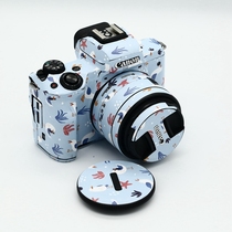 Backpackers are suitable for Canon M50 M50II fuselage stickers 15-45 32F1 4 22F2 lens stickers