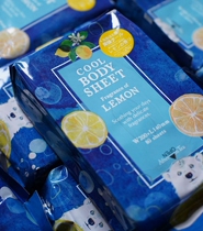 Generation Gou100 Japanese original single practical lemon bear rub face rub hand wet paper towel 80 smoke