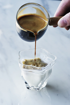 Italian heat-resistant glass small Milk Cup espresso Mini Milk Jar latte cup coffee shop utensils