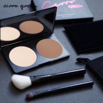 CerroQreen Two-color repair powder High-gloss one-piece disc Shadow disc Dual-use nose shadow Contour repair brightening powder