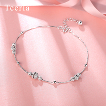 Personality 925 Silver Transfer Beads Bells Silver Ants Women Net Red Simple Bracelet Jewelry Students Small Ancient Style Sexy