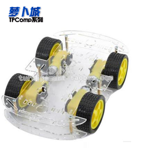 Smart ppette chassis 4 drive power solid foot with code plate speed ZK-4WD
