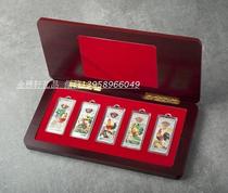 Golden Rooster Send Fu Ding You Rooster Lunar New Year 5 Silver Bar Collectors Edition Insurance Gift